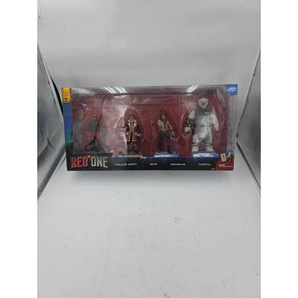 Movie Maniacs Red One Callum Nick, Garcia & Krampus 6" Posed 4-Pack Mcfarlane